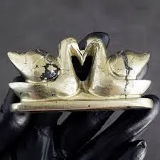Pyrite Angel Carving (C-duck-P) — MB Global Agate