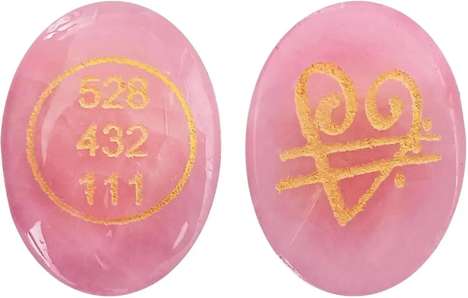 Rose Quartz Zibu Coin — MB Global Agate