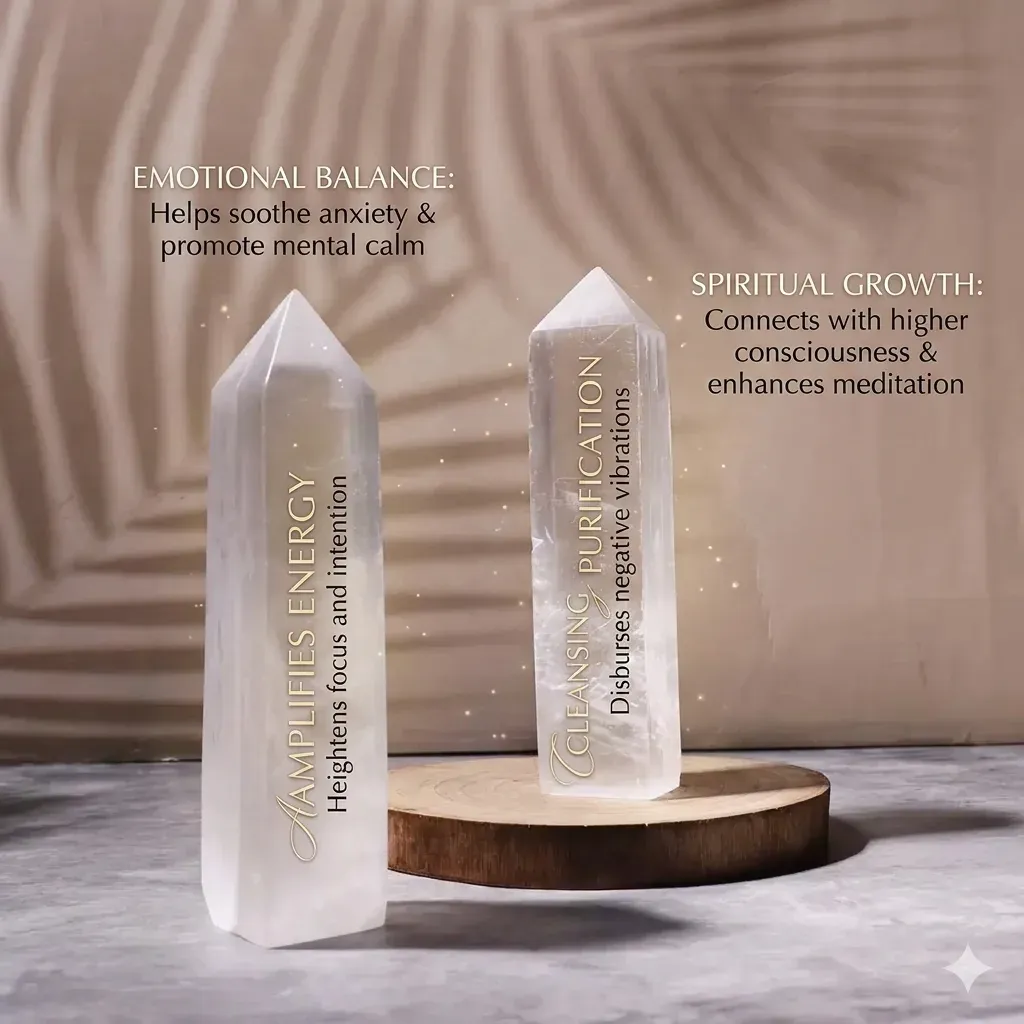 Selenite Tower — MB Global Agate