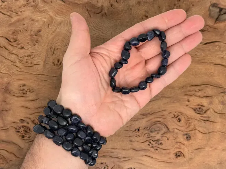 Goldstone Bracelet (TUBM05) — MB Global Agate
